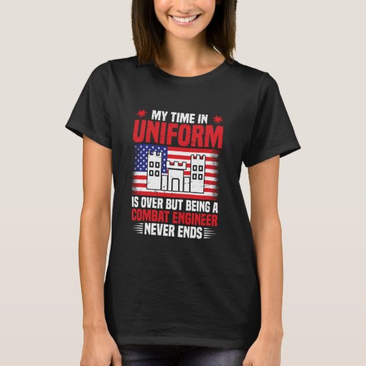 ベテラン工兵隊ユニフォーム戦闘工兵 Tシャツ (正面)