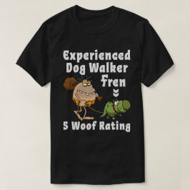 ベテラン犬ウォーカー男 Tシャツ