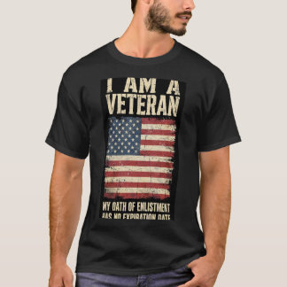 ベテラン - 私の誓いには有効期限なし ドクロ Tシャツ