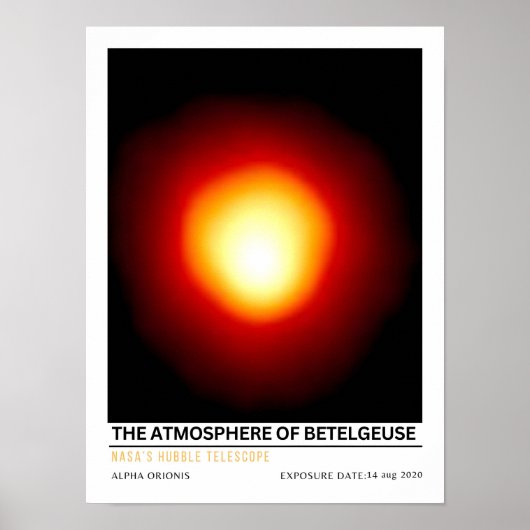 ベテルギウスの大気宇宙教育 ポスター (正面)