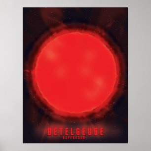 ベテルギウス超新星スペースアート ポスター