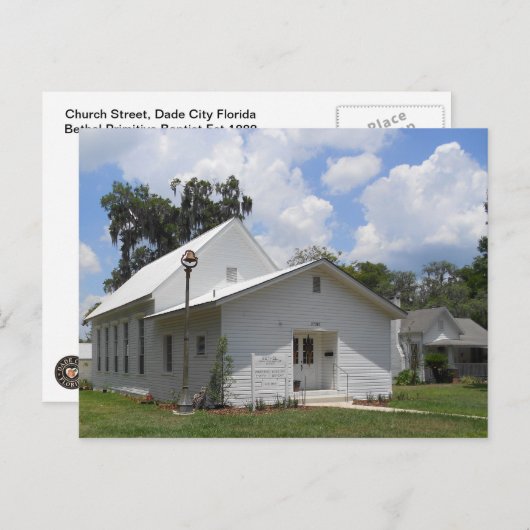 ベテルバ初期のプティストダデシティFL ポストカード (正面/裏面)