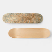 ベデカーの旅行ガイドからの1909年のAdirondacksの地図 スケートボード (横)