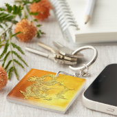 ベトエレガント中国のナム・ドラゴンイヤー・モノグラムAK キーホルダー (正面右)