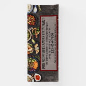 ベトカスタマイズナムレストラン大壁 横断幕 (縦)