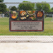 ベトカスタマイズナムレストラン大壁 横断幕 (インサイチュ)