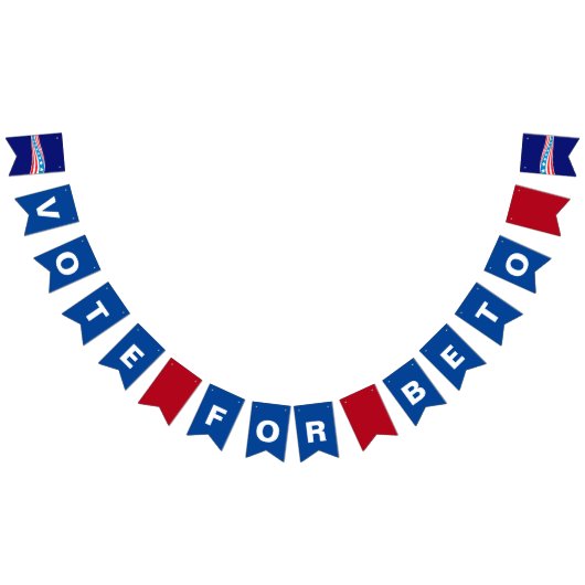 ベトテキサス州県知事選2022年パーティーに投票 バンティングフラッグ (全)