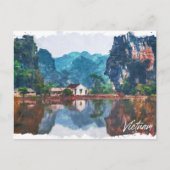 ベトナスタイリッシュムアジア風景旅行 ポストカード (正面)