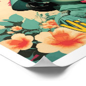 ベトナポップ・アートのムアートトラベルイラストレーション ポスター (角)