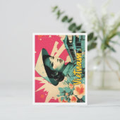 ベトナポップ・アートのムアートトラベルイラストレーション ポストカード (スタンド正面)