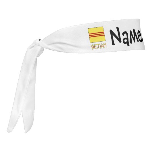 ベトナムおよび南ベトナム国旗Tと名前 タイヘッドバンド (回転270)