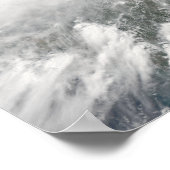 ベトナムに接近する熱帯性嵐コンソン ポスター (角)