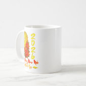 ベトナムのお正月おめでとう ビンゴー年 コーヒーマグカップ (正面左)