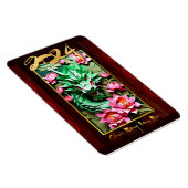 ベトナムのウッドグリーンドラゴン新年2024 RecM マグネット (右側)