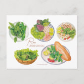 ベトナムのサイドディッシュ野菜 ポストカード (正面)