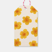 ベトナムのテットすいかオクナの花新年 ギフトタグ (裏面)