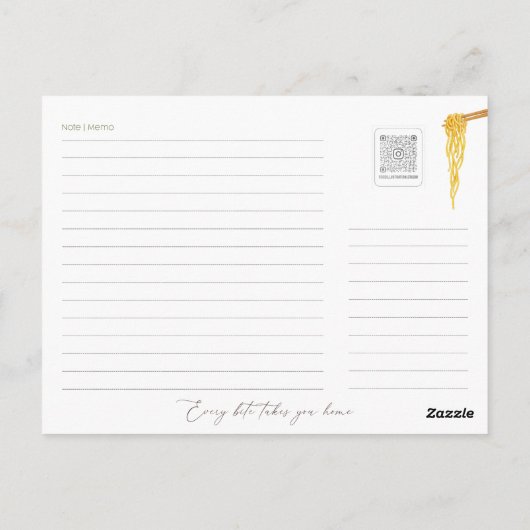 ベトナムのディッピングソースのはがき ポストカード (裏面)