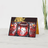 ベトナムのドラゴン新年2024折り紙GC サンキューカード (裏面)