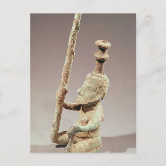 ベトナムのドンソン文明の戦士 ポストカード (正面)