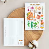 ベトナムのハーブとスパイス料理はがき ポストカード