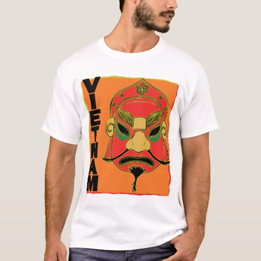 ベトナムのマスク Tシャツ (正面)