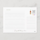 ベトナムのミルクコーヒー葉書の作り方 シーズンポストカード (裏面)