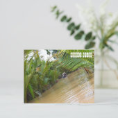 ベトナムのメコンデルタ川 ポストカード (スタンド正面)