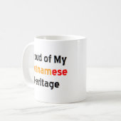 ベトナムの伝統コーヒーマグ コーヒーマグカップ (正面左)