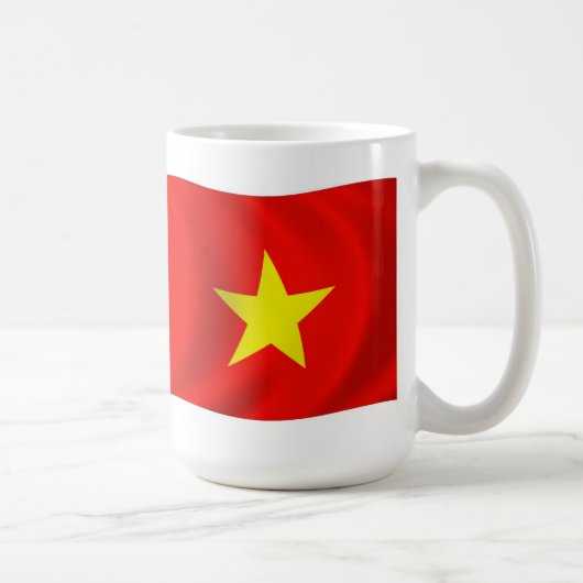 ベトナムの国旗マグカップ コーヒーマグカップ (右)