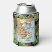 ベトナムの地図 缶クーラー (缶裏面)