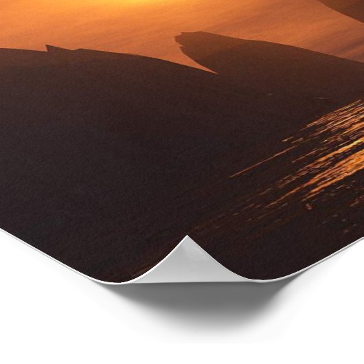 ベトナムの夕日 ポスター (角)