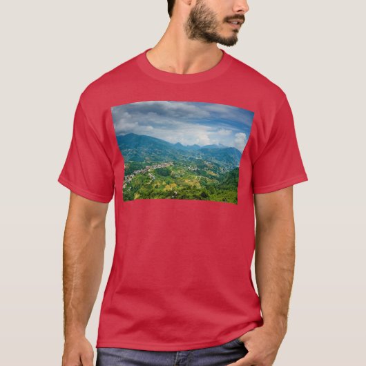 ベトナムの宝石SAPA棚田 - 独特 Tシャツ (正面)