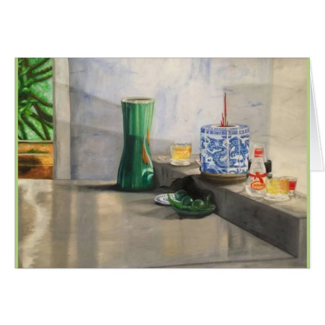 ベトナムの寺院の提供 (正面横)