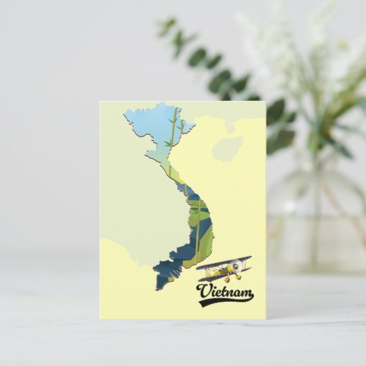 ベトナムの旅行マップ シーズンポストカード (スタンド正面)