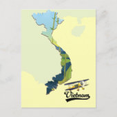 ベトナムの旅行マップ シーズンポストカード (正面)