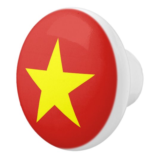 ベトナムの旗とセラミックノブの引っ張り セラミックノブ (右)