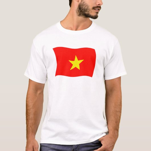 ベトナムの旗のTシャツ Tシャツ (正面)