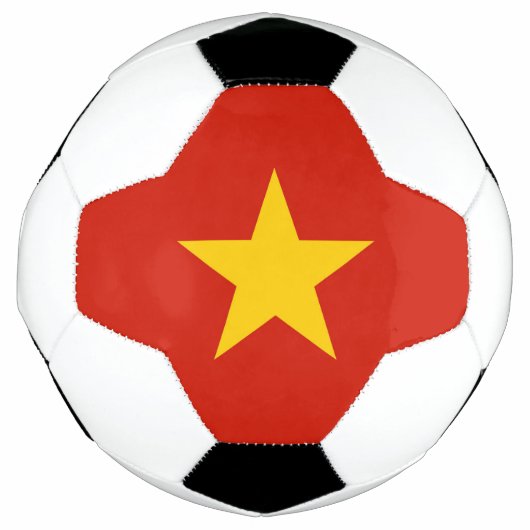 ベトナムの旗 サッカーボール (正面)