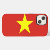 ベトナムの旗 iPhoneケース (裏面横)