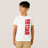 ベトナムの旗 Tシャツ (正面フル)