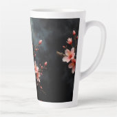ベトナムの桃の花アート カフェラテマグ (右)