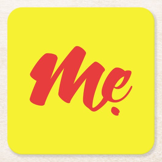 ベトナムの母 – Mting Vitế言語ệ スクエアペーパーコースター (正面)