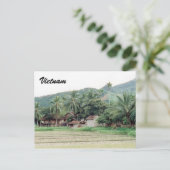 ベトナムの水田 ポストカード (スタンド正面)