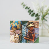 ベトナムの漁師 – アジア ポストカード (スタンド正面)