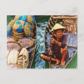 ベトナムの漁師 – アジア ポストカード (正面)