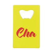 ベトナムの父 – Cha ～ế Ting Vitệ言語 クレジットカード栓抜き (正面)