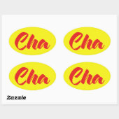 ベトナムの父 – Cha ~ế Ting Vitệ言語 楕円形シール (シート)