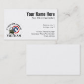 ベトナムの獣医-第1丸太Cmd 名刺 (正面/裏面)