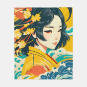 ベトナムの精神 フリースブランケット (正面)