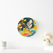 ベトナムの精神 ラウンド壁時計 (ホーム)